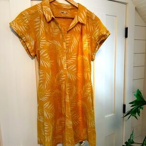 FAHERTY HANA PALM DRESS size Medium worn 1 time.